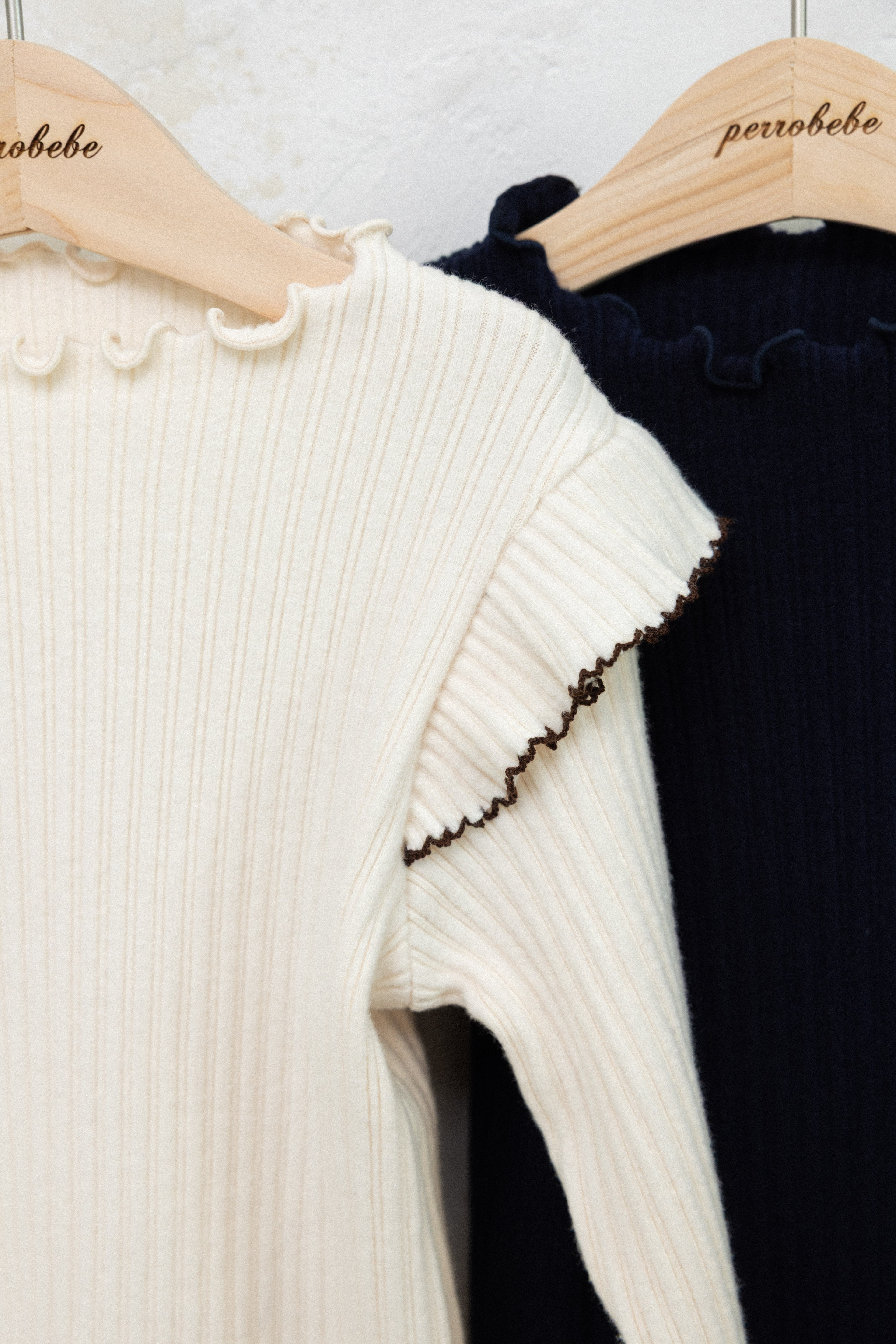 Mary T-Shirt for Girls | Soft Ribbed Top | Made in Korea | KOMOÉ Kidswear