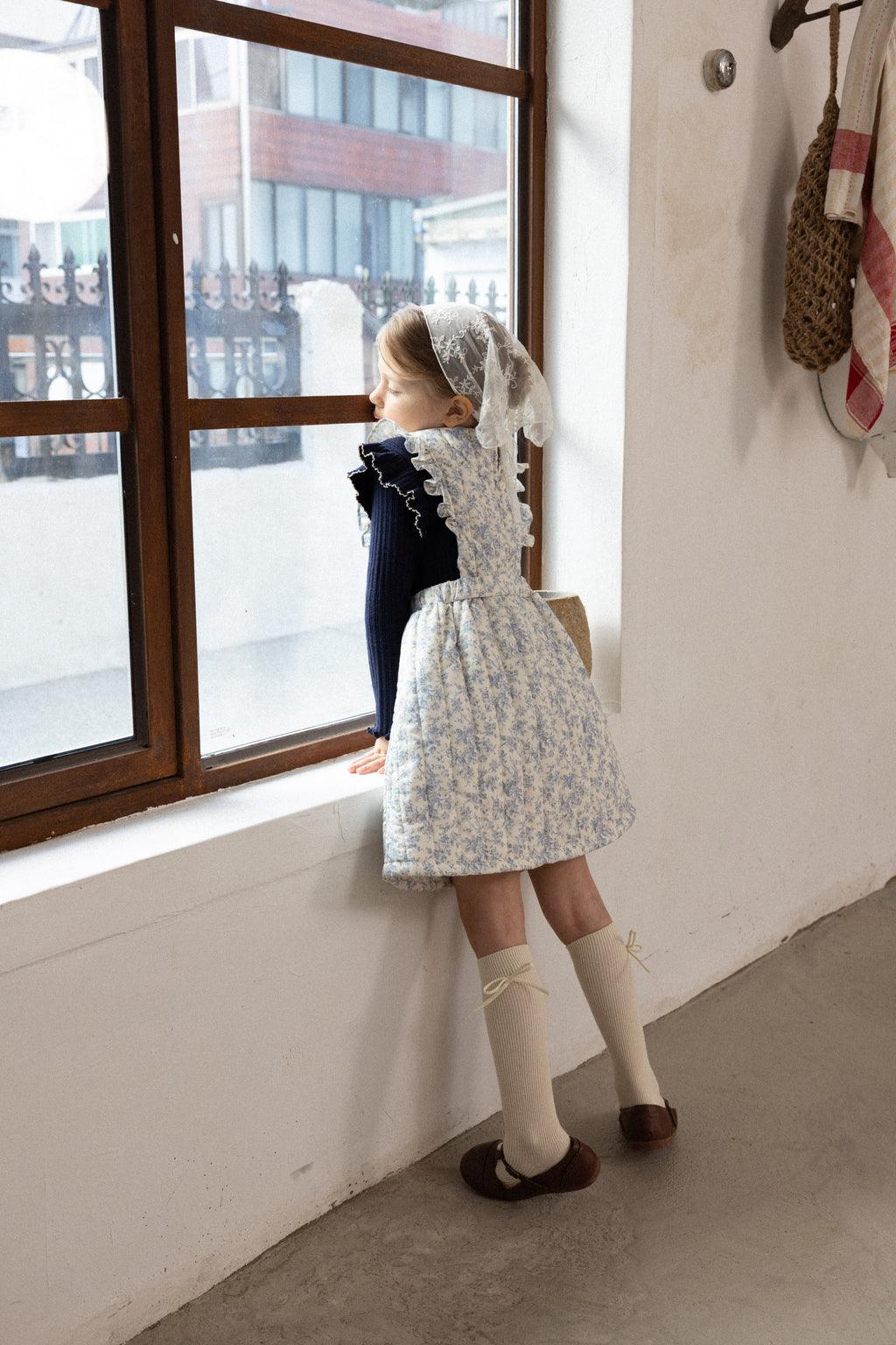 Iris Padded Dress for Girls | Soft Quilted Dress | Made in Korea | KOMOÉ Kidswear