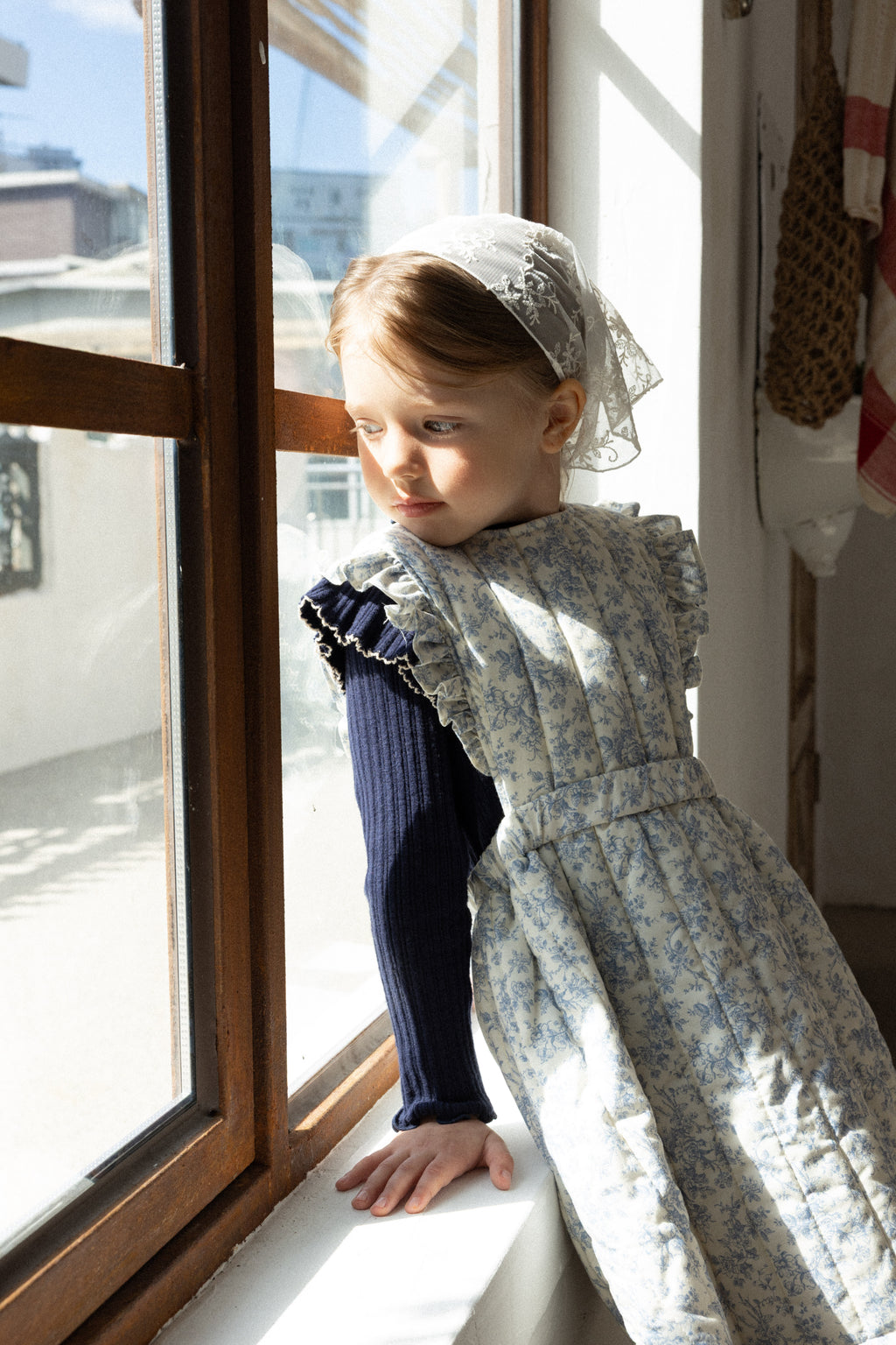 Iris Padded Dress for Girls | Soft Quilted Dress | Made in Korea | KOMOÉ Kidswear