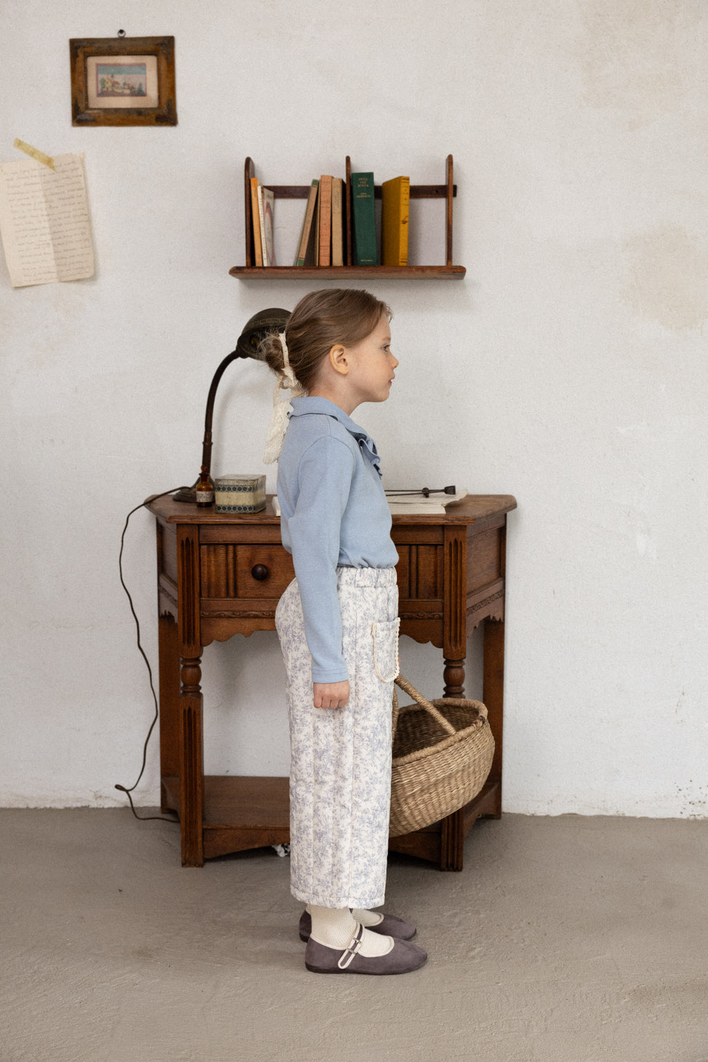 Lilly Padded Pants for Girls | Floral Quilted Pants | Made in Korea | KOMOÉ Kidswear