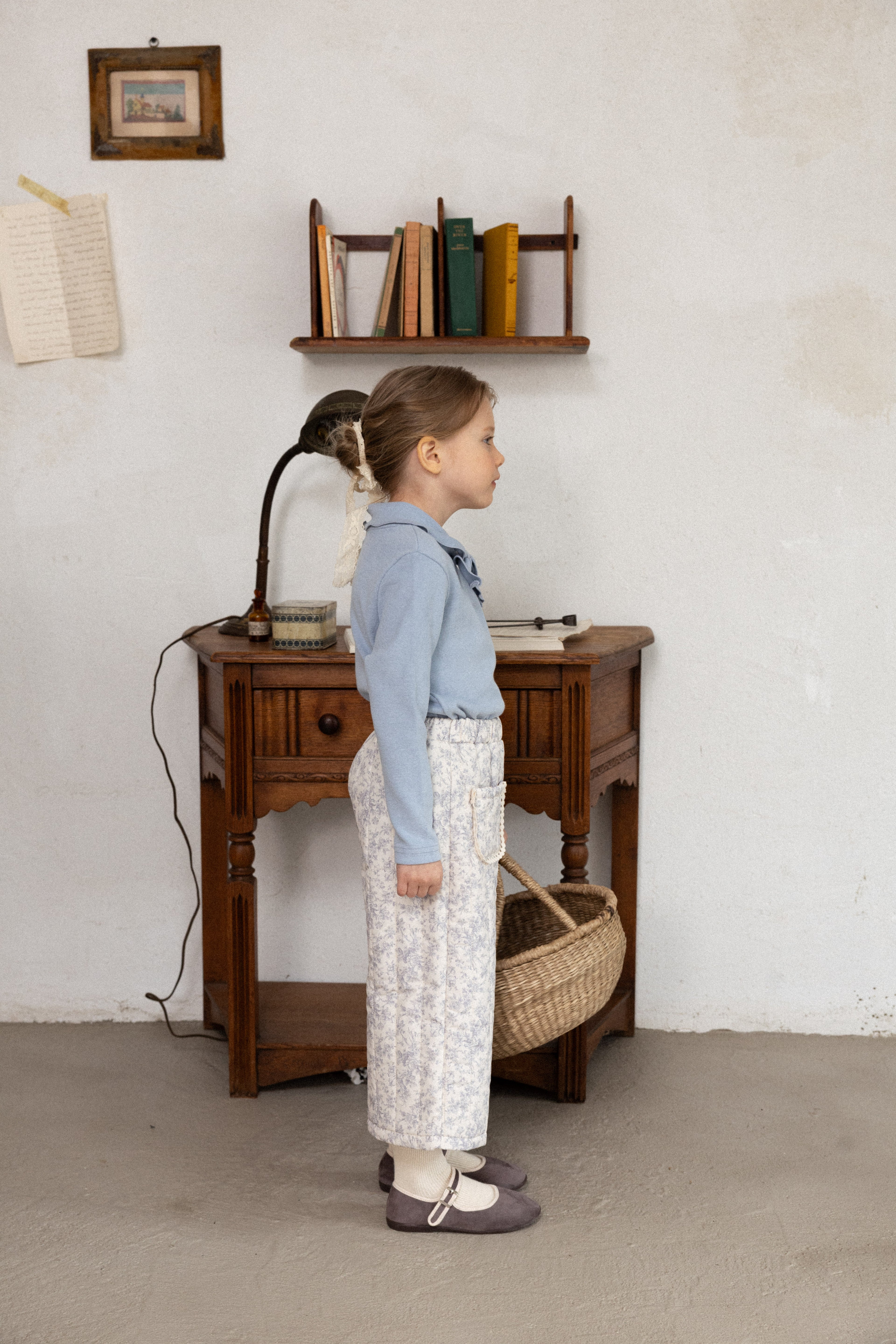 Lilly Padded Pants for Girls | Floral Quilted Pants | Made in Korea | KOMOÉ Kidswear