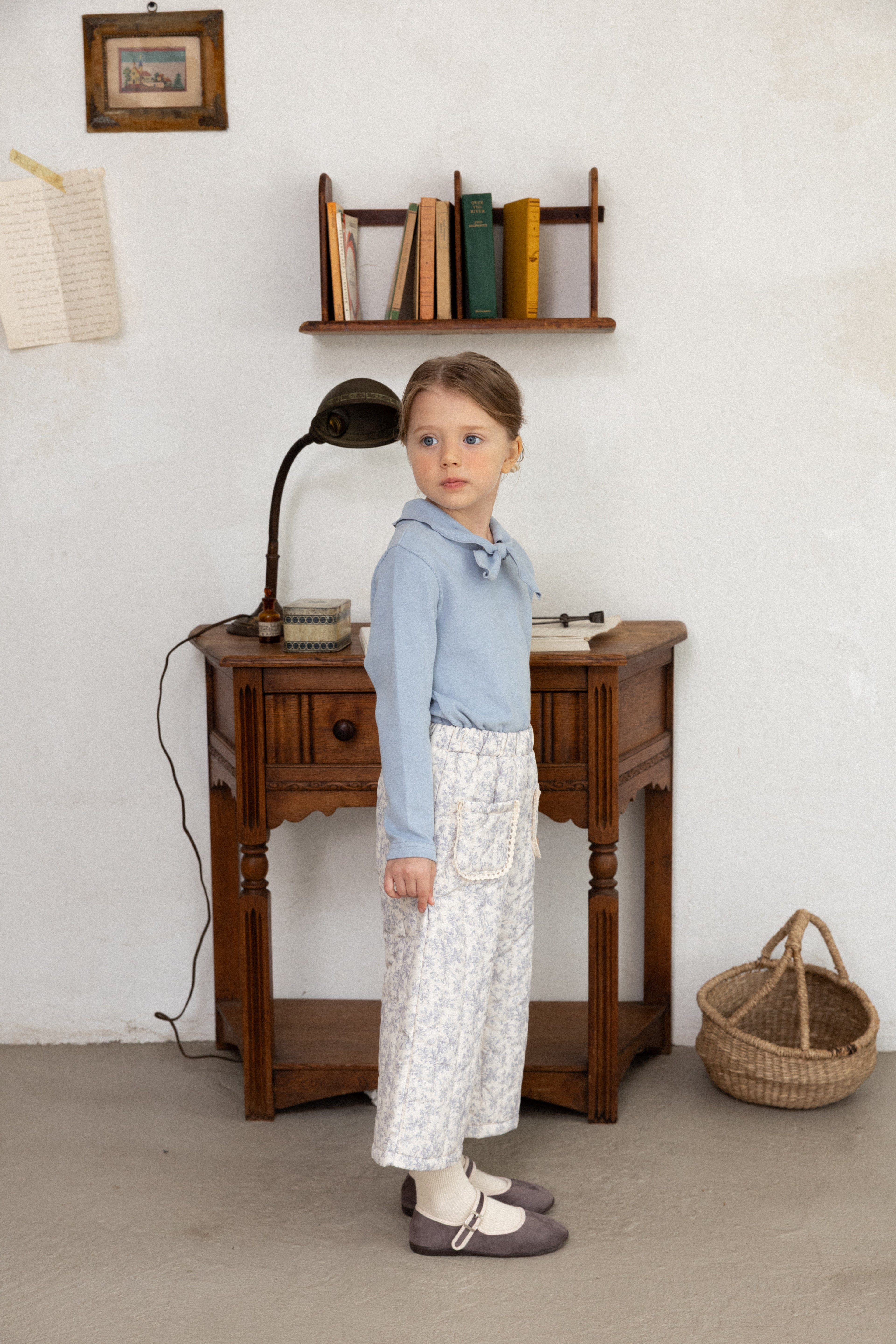 Lilly Padded Pants for Girls | Floral Quilted Pants | Made in Korea | KOMOÉ Kidswear