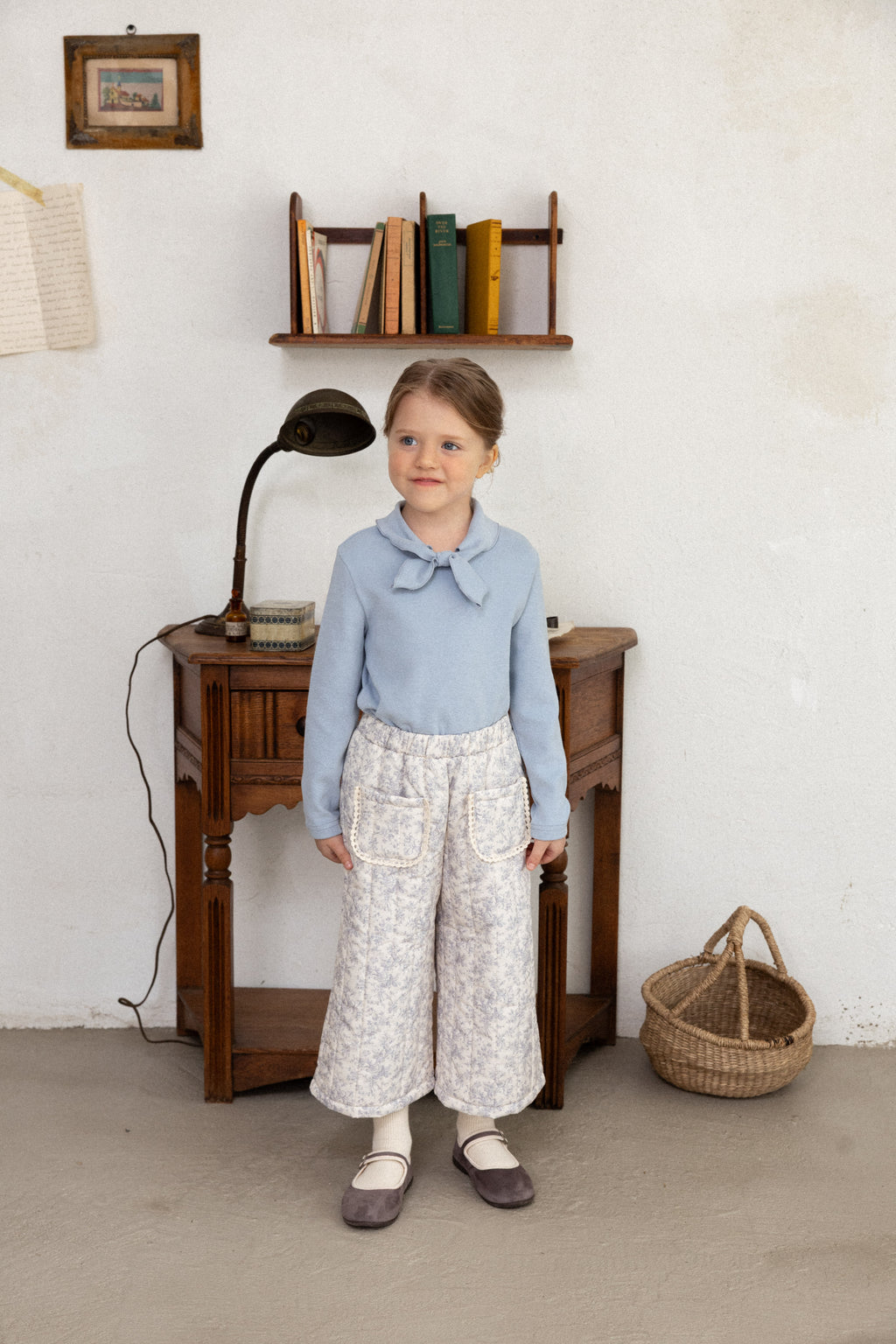 Bella Ribbon T-shirt for Girls | Korean Ribbon Top | Made in Korea | KOMOÉ Kidswear