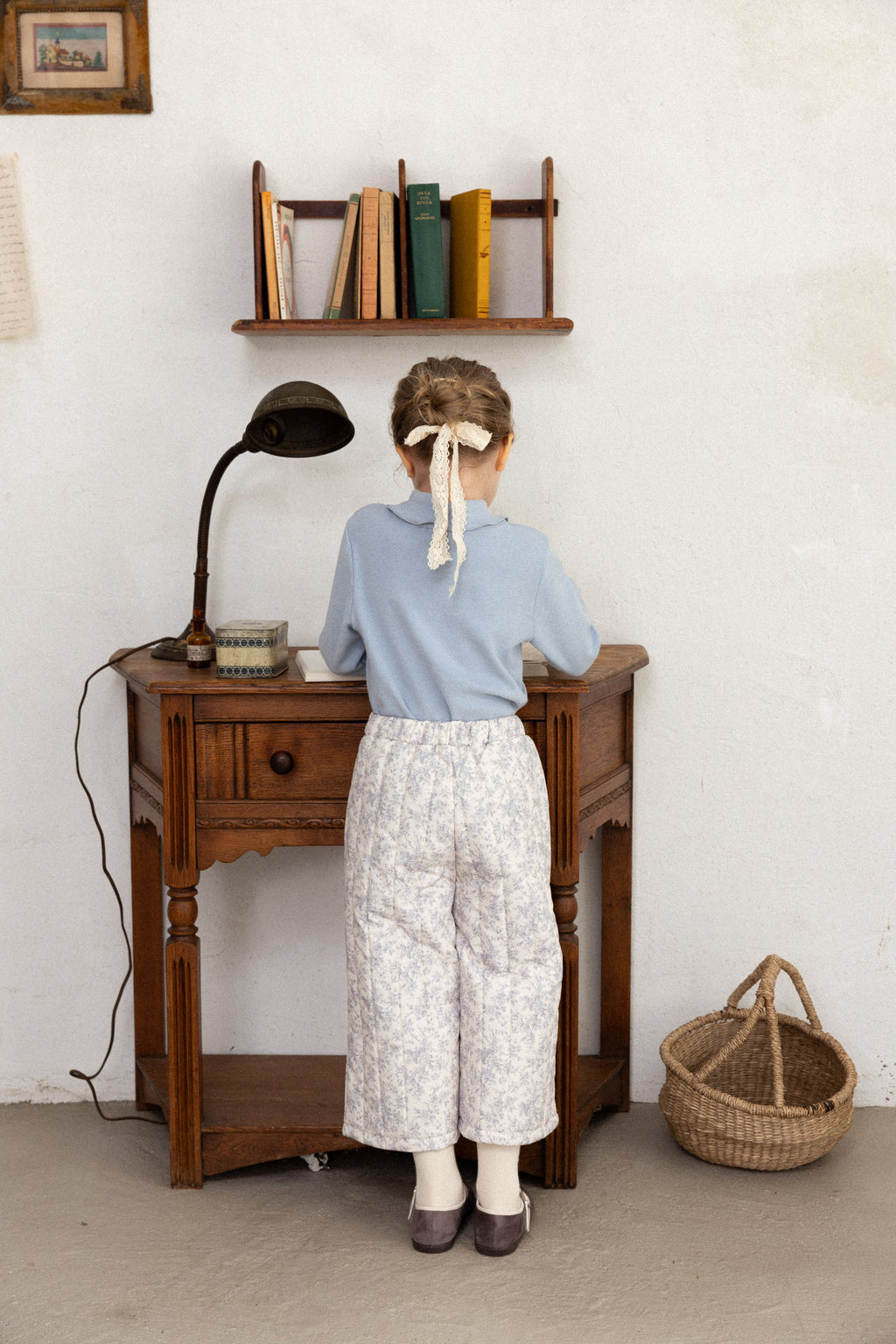 Lilly Padded Pants for Girls | Floral Quilted Pants | Made in Korea | KOMOÉ Kidswear