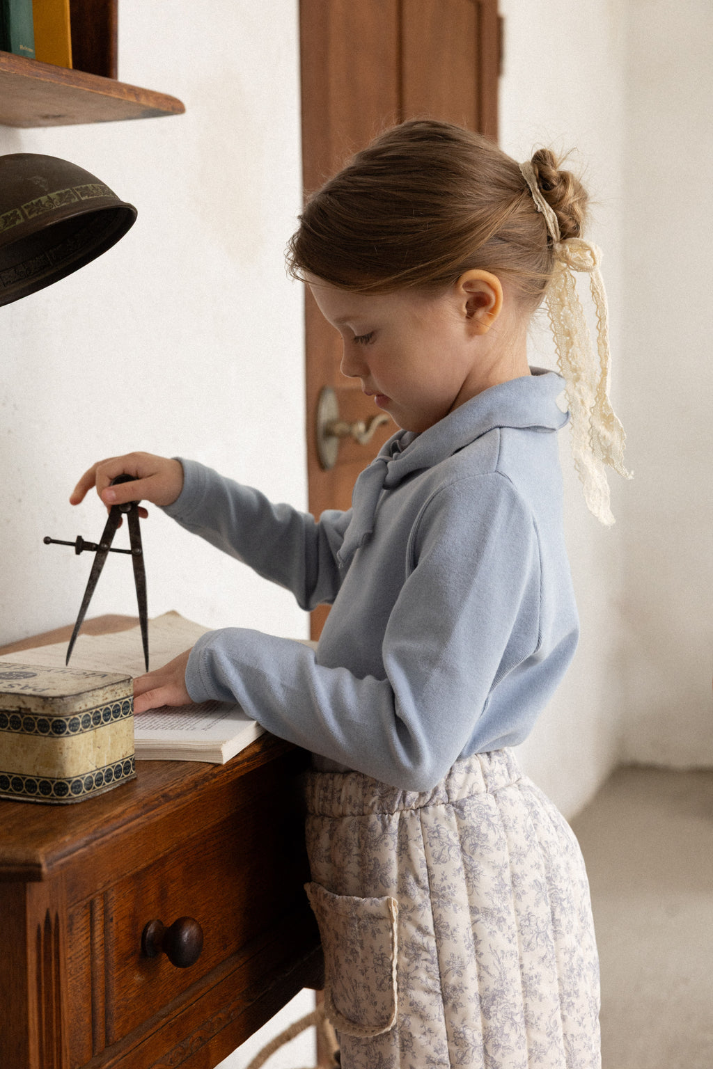 Lilly Padded Pants for Girls | Floral Quilted Pants | Made in Korea | KOMOÉ Kidswear