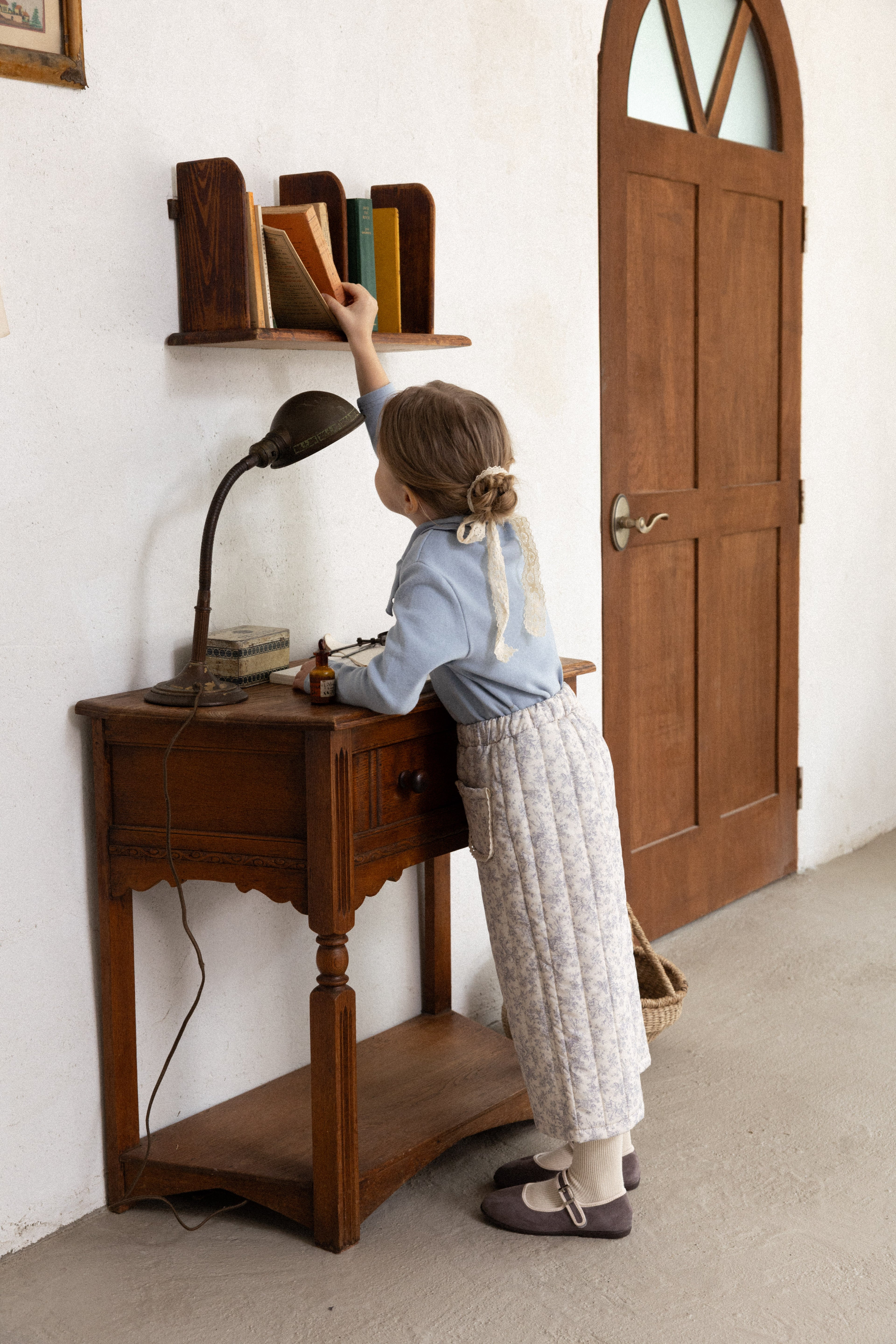 Lilly Padded Pants for Girls | Floral Quilted Pants | Made in Korea | KOMOÉ Kidswear