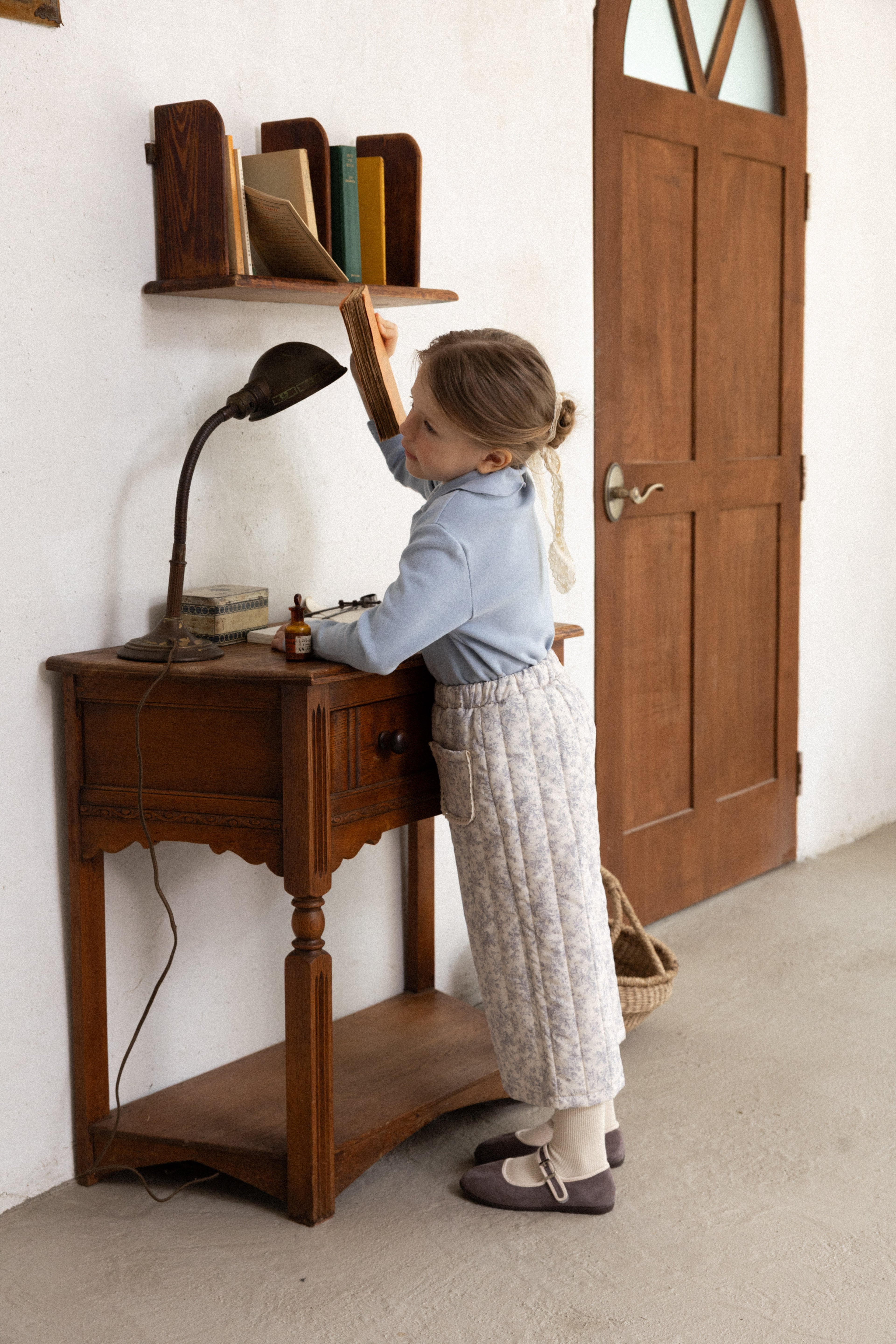 Lilly Padded Pants for Girls | Floral Quilted Pants | Made in Korea | KOMOÉ Kidswear