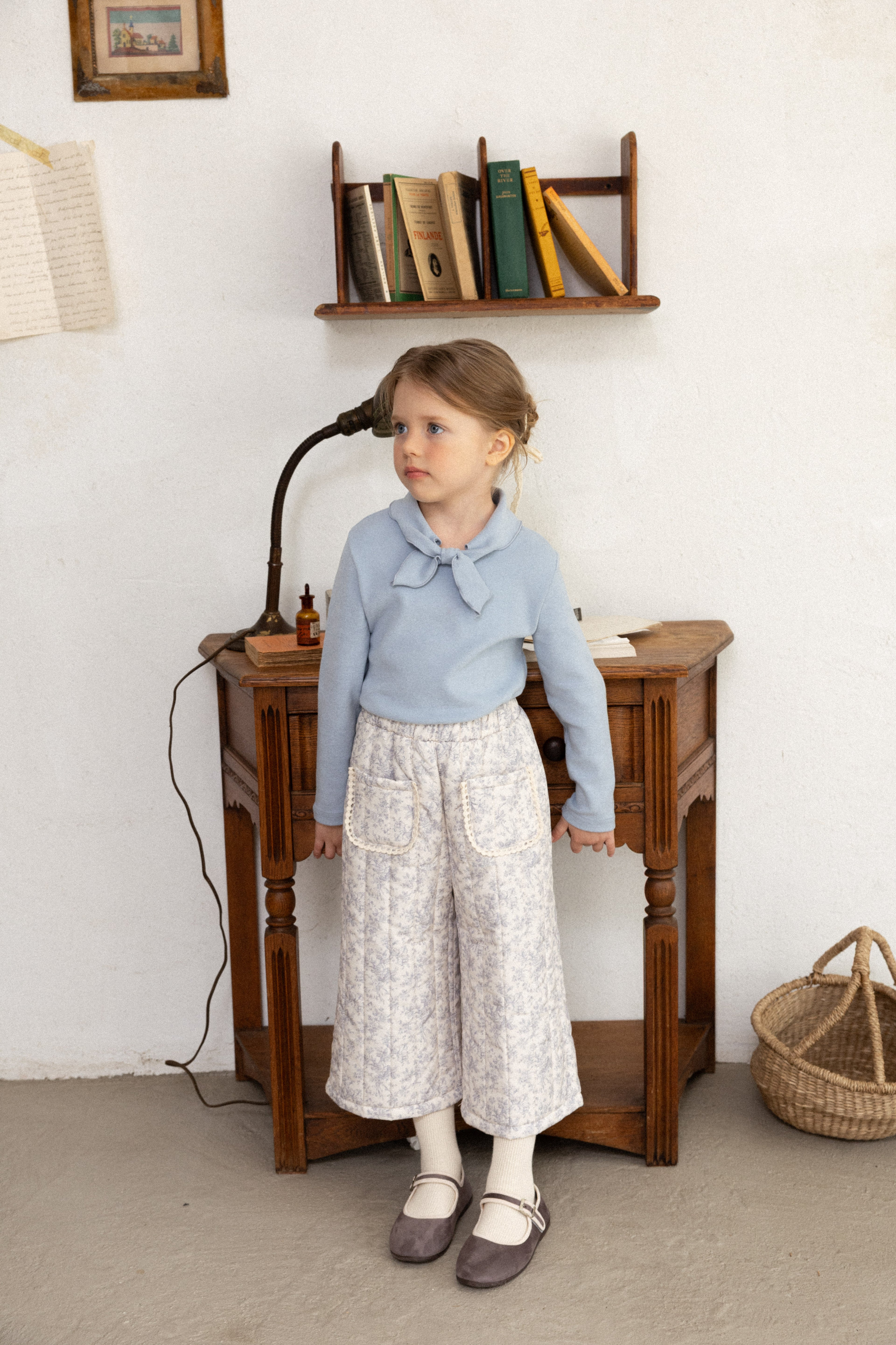 Lilly Padded Pants for Girls | Floral Quilted Pants | Made in Korea | KOMOÉ Kidswear