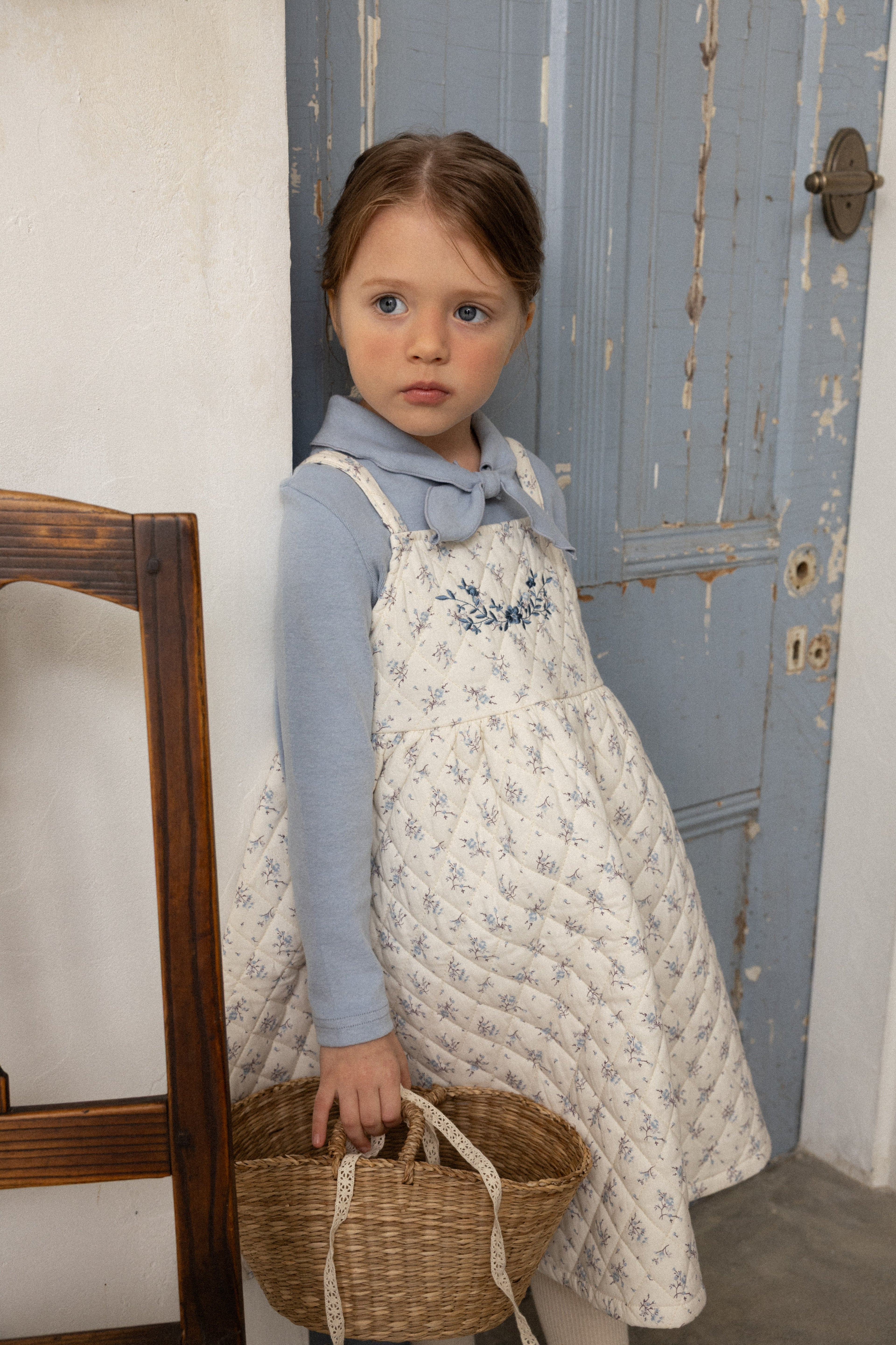 Bella Ribbon T-shirt for Girls | Korean Ribbon Top | Made in Korea | KOMOÉ Kidswear