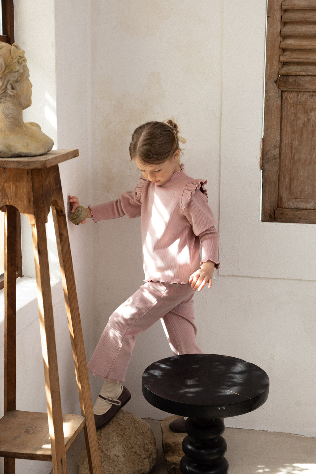 Leila Puff Setup for Girls | Soft Two-Piece Outfit | Made in Korea | KOMOÉ Kidswear