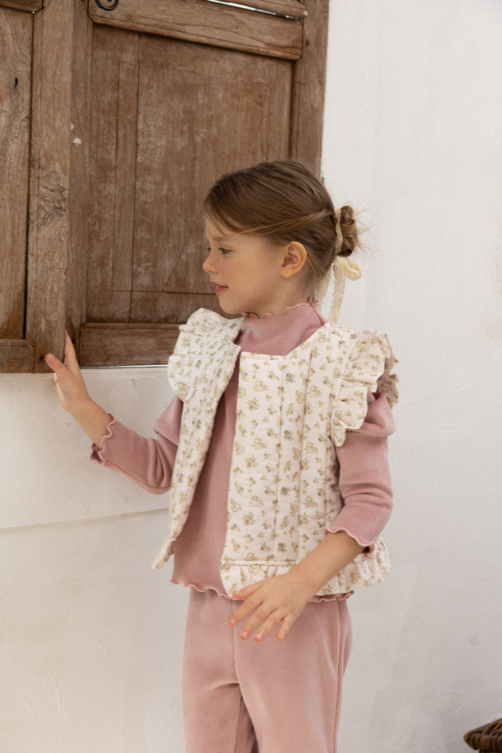 Leila Puff Setup for Girls | Soft Two-Piece Outfit | Made in Korea | KOMOÉ Kidswear