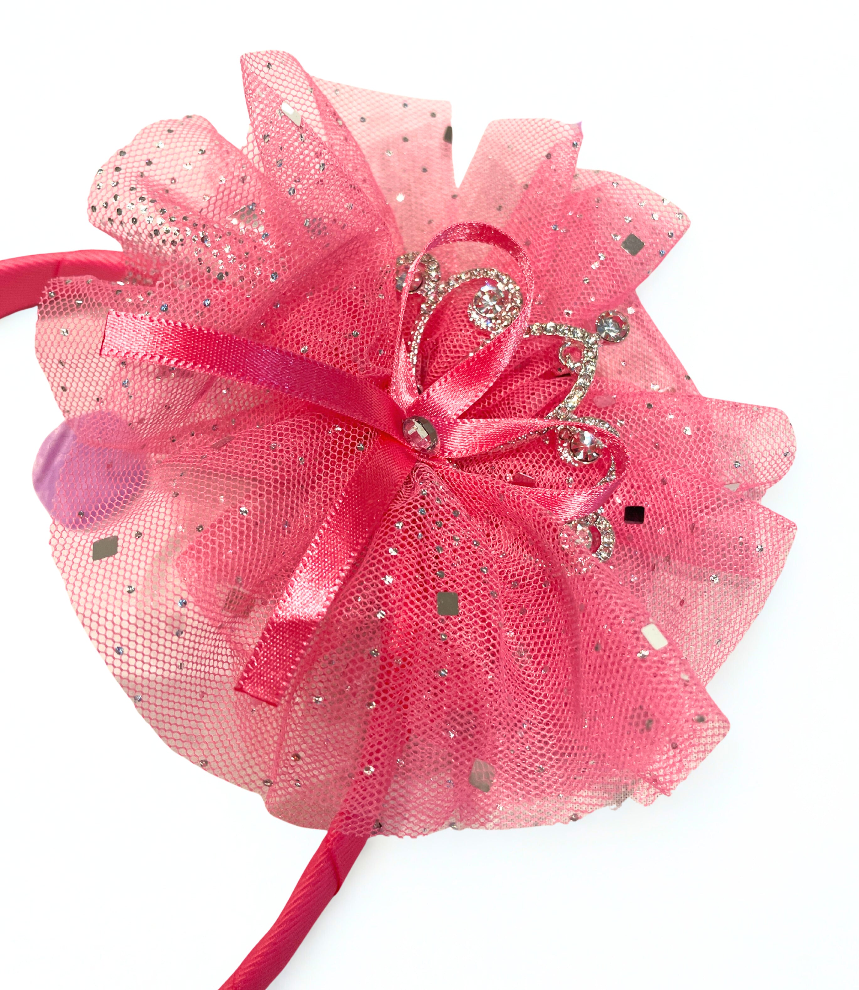 Pearl Drop Ribbon Headband for Girls | Luxury Korean Hair Accessory (3–8Y)